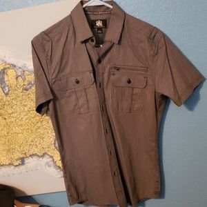 Rock & Republic Checkered Botton Down Shirt